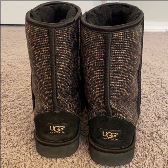 Leopard Sequin Ugg Boots - Picture 5 of 5
